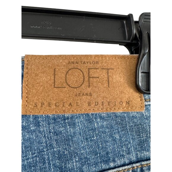 Ann Taylor Loft Special Edition Petite Jeans Size 8P Medium Wash 100% Cotton - Picture 3 of 4